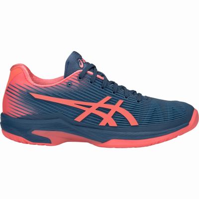 Asics Solution Speed FF - Naisten Tenniskengät - Laivastonsininen